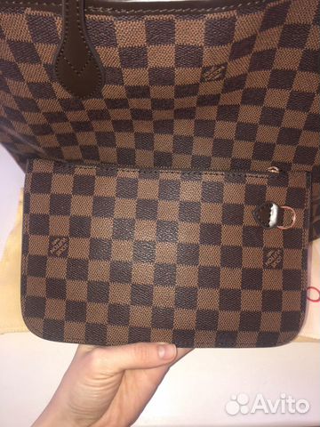 Сумка Шоппер Louis Vuitton Neverfull Луи Витон Azu