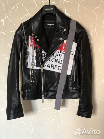 Кожаная куртка-косуха dsquared2 оригинал Кожаная куртка-косуха dsquared2 оригинал