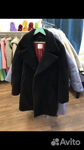 Пальто мужское шуба дубленка из овчины зимнее