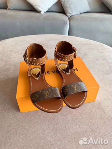 Босоножки Louis Vuitton сабо сандали шлёпанцы LV