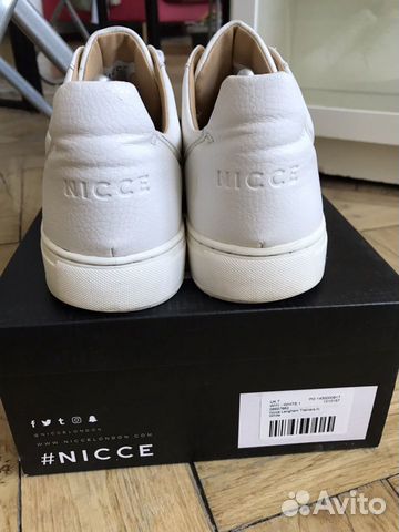 Белые кеды/кроссовки Nicce London