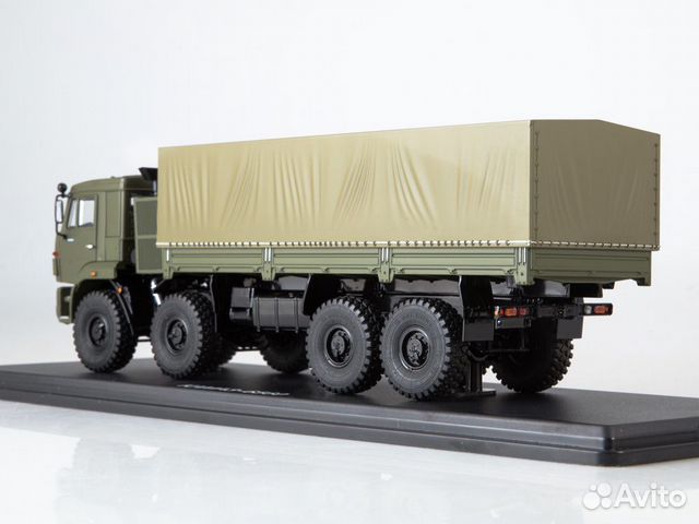 Камаз-6560 бортовой (с тентом) 1:43