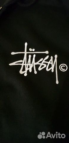 Худи на молнии stussy новая м