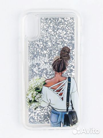 Чехлы с блестками для моделей iPhone
