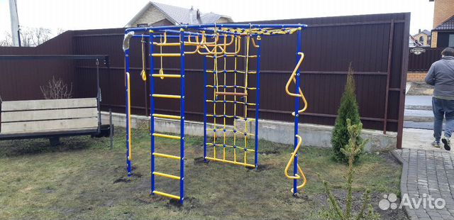 Сборка батутов и детских площадок