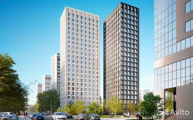 1-к квартира, 42.5 м², 13/22 эт.