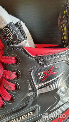 Коньки хоккейные детские Bauer vapor 2X yth 10,5D
