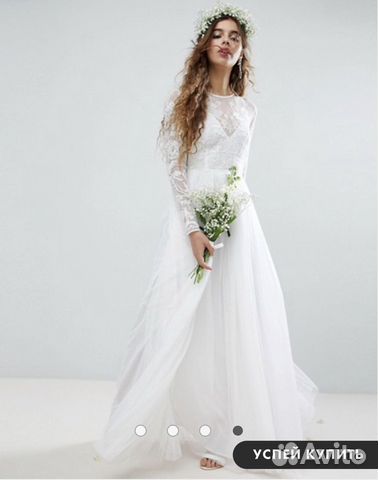 Свадебное платье (новое) ASOS