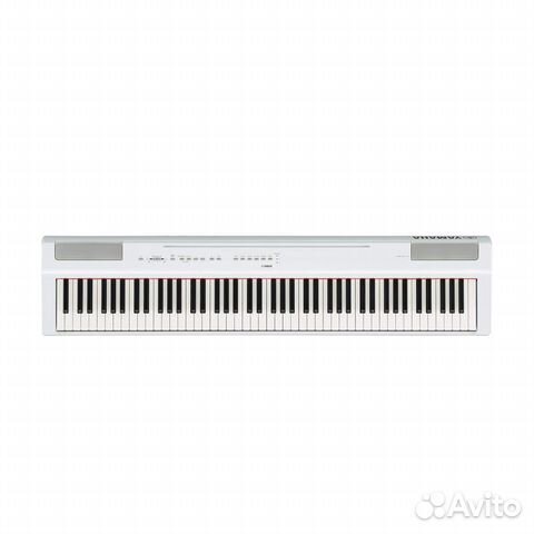Цифровое пианино Yamaha P-125WH белое