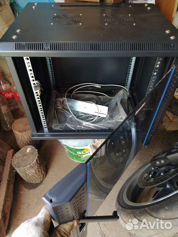 Новый шкаф Hyperline TWB-0945-GP-RAL9004 Новый шкаф Hyperline TWB-0945-GP-RAL9004