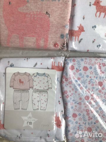 Новая пижама Mothercare р86 (2 комплекта)