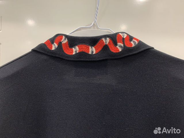 Поло чёрное Gucci L Поло чёрное Gucci L
