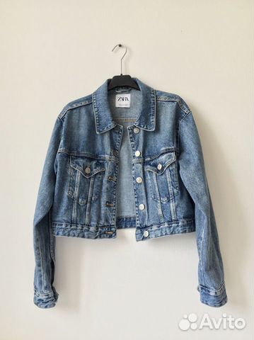 Укороченная джинсовая куртка zara Укороченная джинсовая куртка zara