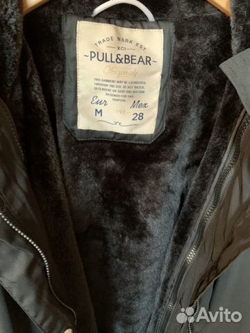Парка мужская Pull&Bear m размер