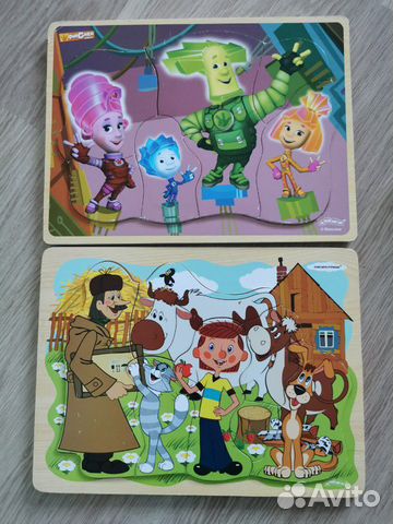 Пазлы деревянные