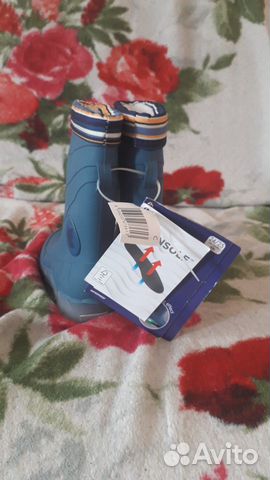 Детские резиновые сапоги