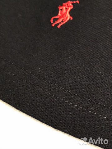 Футболка Черная Polo Ralph Lauren XL Футболка Черная Polo Ralph Lauren XL