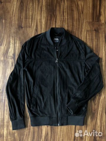 Бомбер куртка замшевая zara men