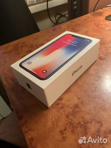 Коробка от iPhone X 64GB Space Gray