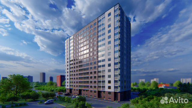1-к квартира, 41.4 м², 2/15 эт. 1-к квартира, 41.4 м², 2/15 эт.