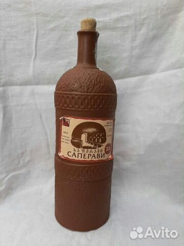 Керамическая бутылка винная