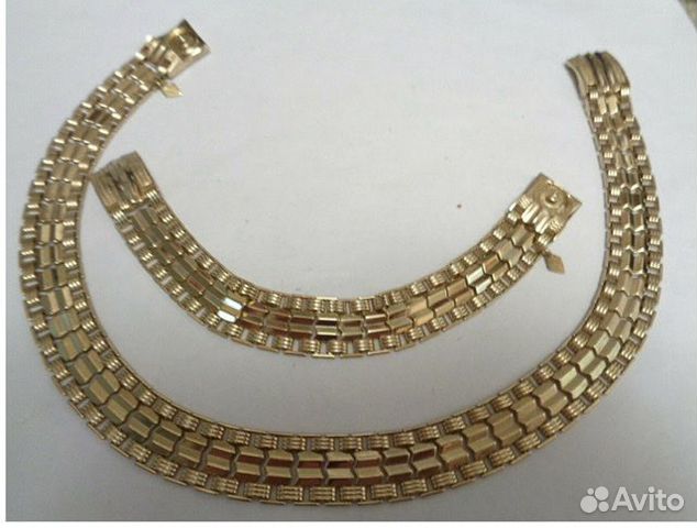 Ожерелье и браслет Сара Ковентри колье цепь винтаж