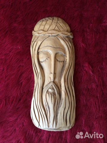 Резьба по дереву. Лик Спасителя