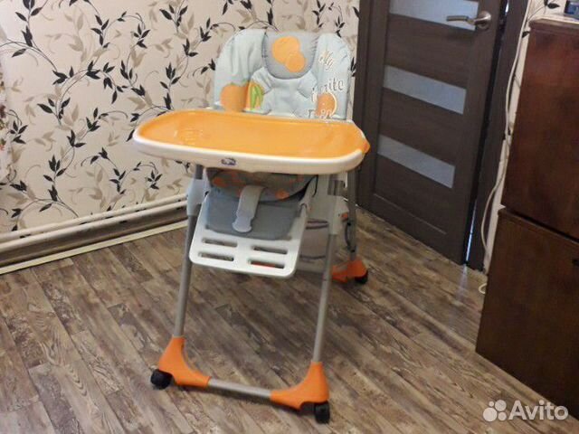 Стул для кормления chicco polly 2в1