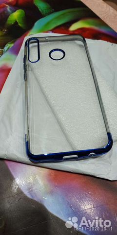 Силиконовый бампер на Huawei P40 lite