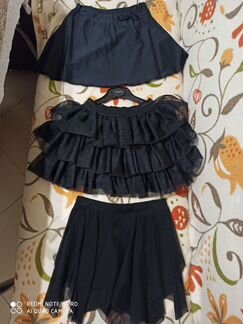 Юбочки для танцев и ритмики 122-134,купальники 134