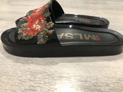 Резиновые шлёпанцы Melissa