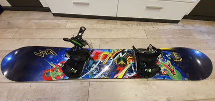 Сноуборд комплект LIB Travis Rice + Flow NX2AT