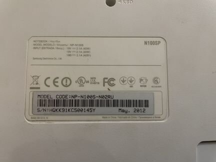 Ноутбук samsung np-n100 s