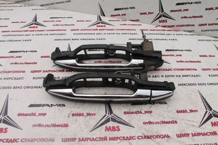 Ручка двери лев w210 мерседес (хром)