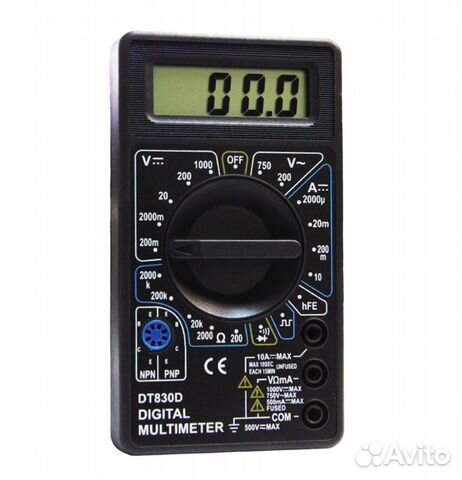 Мультиметр DT830D