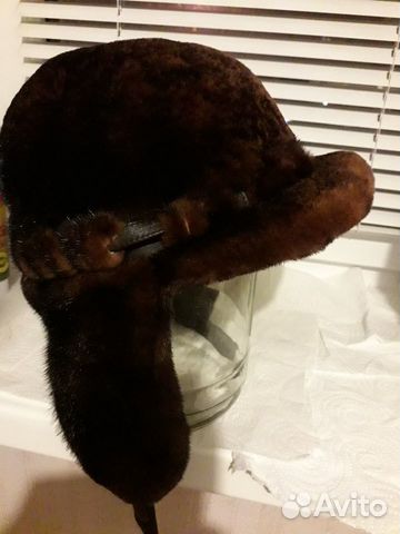 Шапка из норки новая р. 60