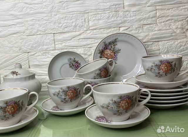 Чайный сервиз СССР Прокопьевский