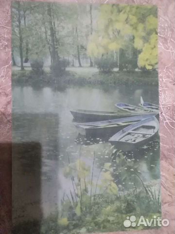 Репродукция на ткани Осенью СССР