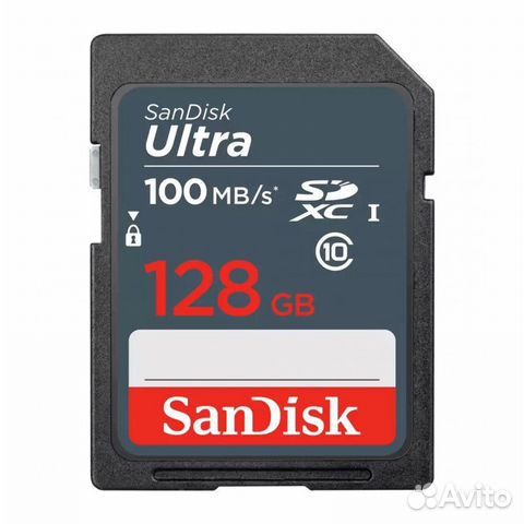 Карты памяти SanDisk Ultra sdxc Class 10 UHS-I 128