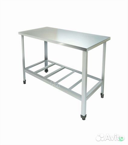 Стол 120х60 нержавейка