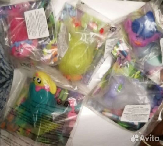 Тролли игрушки макдоналдс