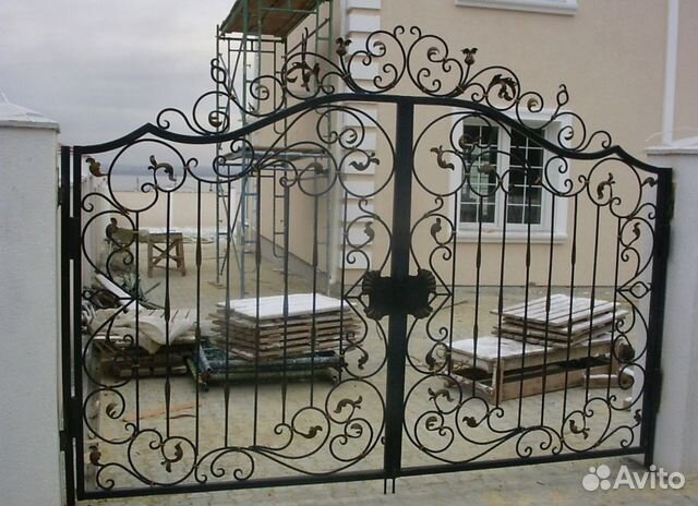 Ворота кованые