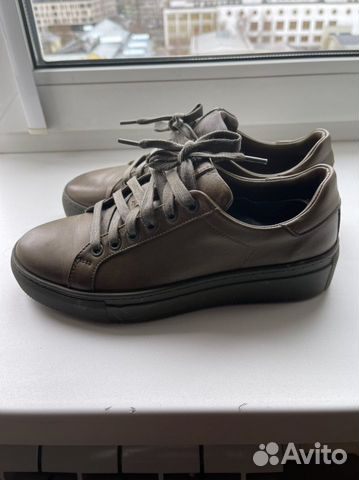 Кожаные кеды