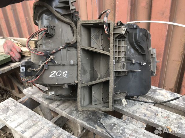 Печка отопитель радиатор моторчик Peugeot 206