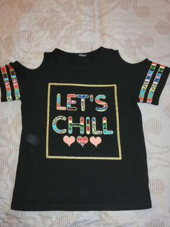 Футболка для девочки на 8-10 лет