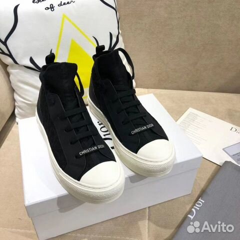 Кеды сникеры Dior walk’n’dior 2022 премиум