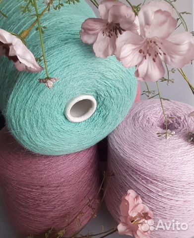 Пряжа в бобинах италия