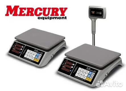 Весы настольные торговые со стойкой M-ER