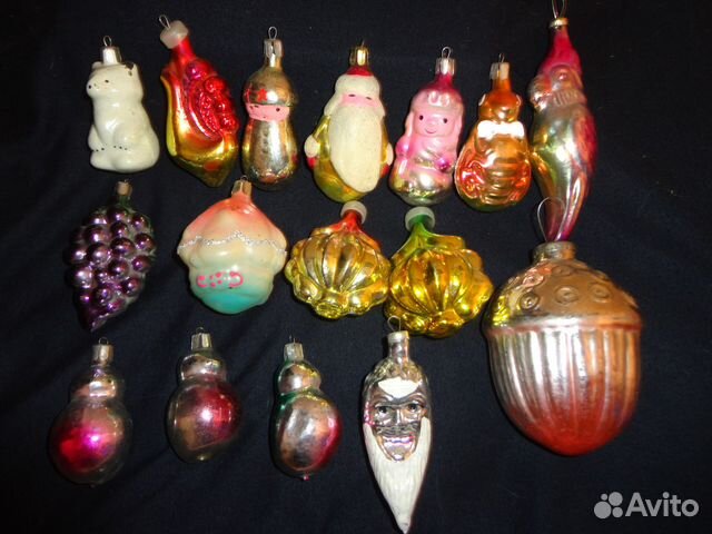 Елочные игрушки СССР
