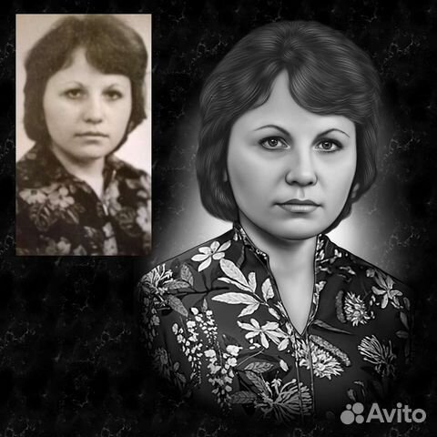 Ретушь фото на памятники под гравировку на станок